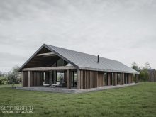 Individualus namo projektas su terasa